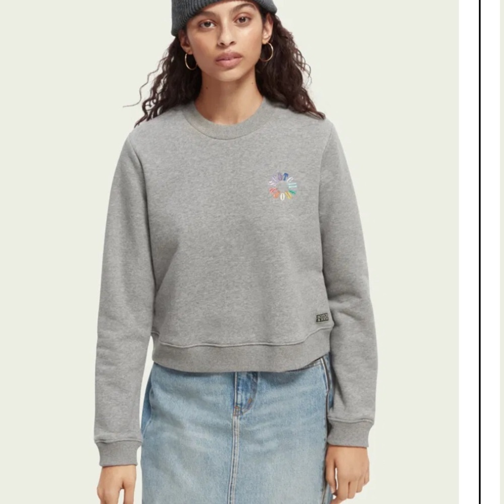 Scotch and soda women’s logo sweatshirt